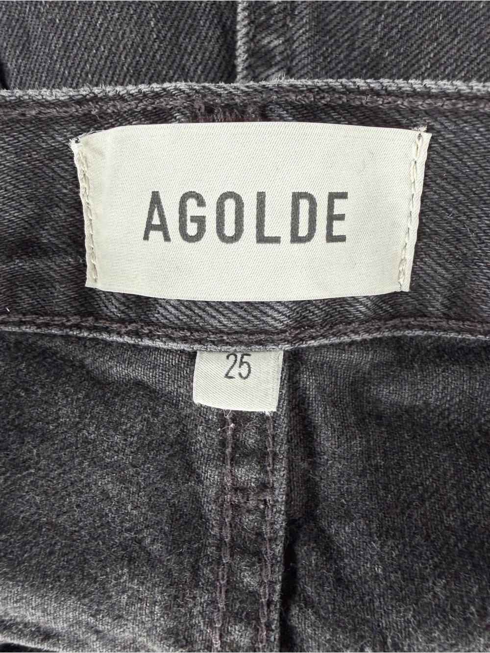 Agolde Indra Long Shorts in Bounce